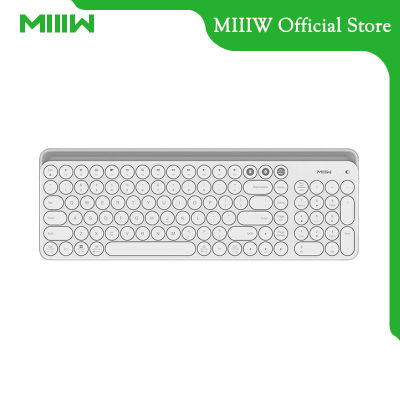 MIIIW คีย์บอร์ดบลูทูธไร้สาย คีย์บอร์ดบลูทูธ 102 คีย์ คีย์บอร์ด Wireless Dual Mode Keyboard 102 keys