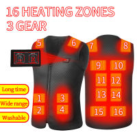 716 Places Heated Vest Electric Heating Vest Heating Clothes Charging Heating Winter Heating Vest Inligent Warm Vest