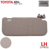 iBarod ม่านบังแดด บังแดดรถยนต์ ที่บังแดด ข้างซ้าย ของแท้ 1 ชิ้น สีเทา สำหรับ Toyota Altis ปี 2008-2013