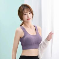 2023 Summer New Sports Bra Mesh Breathable Beautiful Back High-strength Support Shock-absorbing Push-up Fitness Yoga Underwear