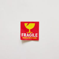 360pcs 5*5cm English Fragile Shipping Label Stickers Handle With Care Small Size Package