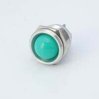 1PCS 25MM Waterproof green Metal indicator lamp Ball head signal light