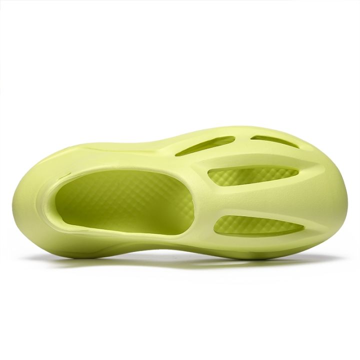 ขายดีที่สุด-ioztt2023-couple-sandals-slippers-foam-man-fashion-beach-eva-soft-half-drag-mules