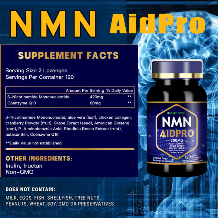 nmn-aidpro-500mg-120-lozenges-nad-supplement-nmn-supplement-buccal-tablet