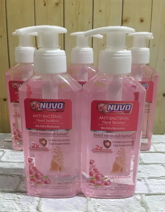 Nuvo hand sanitizer 250ML Gel Antibacterial ORIGINAL Lazada Indonesia