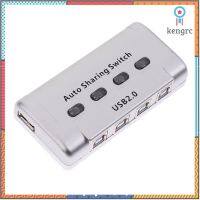 4 Port Auto USB 2.0 Selector Switch Printer Flash Driver Mouse Sharing Switcher Hotkey Software Control flashsale ลดกระหน่ำ