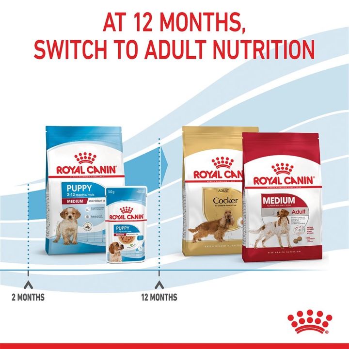 ส่งฟรี-royal-canin-medium-puppy-1kg-อาหารเม็ดลูกสุนัข-พันธุ์กลาง-อายุ-2-12-เดือน
