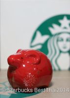 กระปุกออมสินสตาร์บัค เซรามิค คอลเลคชั่น ปีแพะ Starbucks ceramic