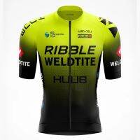 ▬﹍  New Ribble Weldtite HUUB Cycling Jersey Summer High Quality Team Men Clothing Short Sleeve Quick Dry Maillot Ropa Ciclismo 2021TH