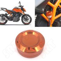 CHD พอดีสำหรับ KTM Duke 390 200 125 RC200 RC390 RC RC125 2013-2018อุปกรณ์เสริมติดด้านหลังมอเตอร์ไซค์ฝาเบรคอ่างเก็บน้ำหมวกตกแต่ง O04