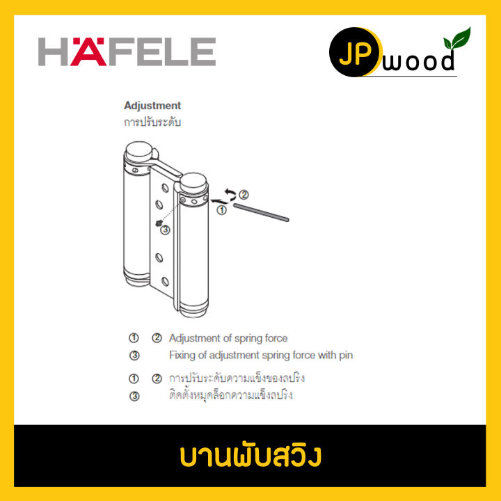 hafele-บานพับสวิง-รหัส-489-02-603