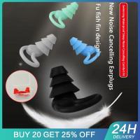 2PCS Soft Silicone Swimming Earplugs Waterproof DustProof Spiral Sleep Soundproof EarPlugs With Box Water Sports Ear Clips Accessories Accessories