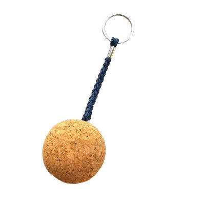 5CM Dark Blue Ultralight Buoyant Floating Cork Keyring Keychain for Swimming Canoe Kayak Diving Waterski Cool Keyring