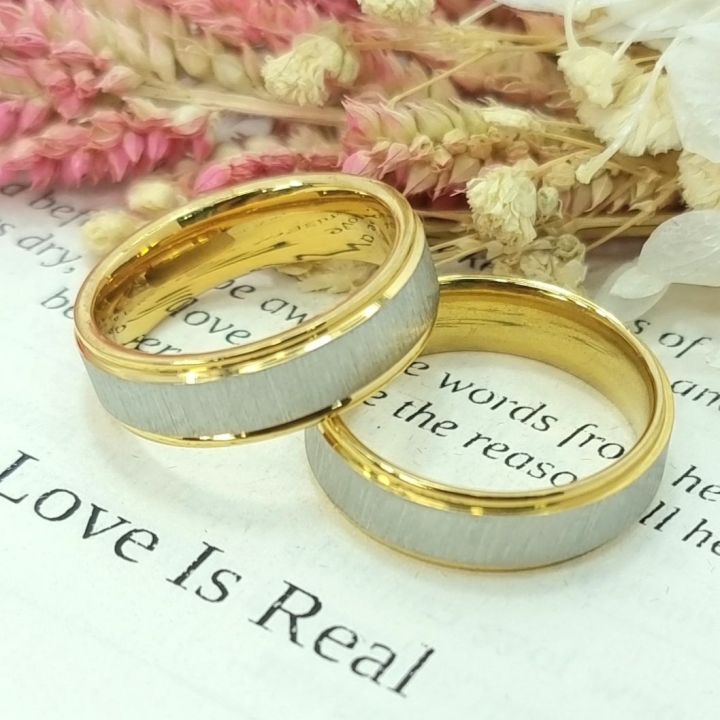 Lazada couple clearance ring gold