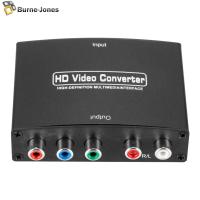 HDMI เข้ากันได้กับ YPBPR Component Converter 1080P Video R/l Audio Adapter สำหรับ TV PC