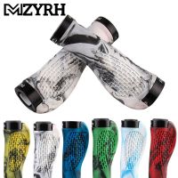 Bike Handlebar Grips Ergonomic Design Bicycle Grips Widen Holding Surface Rubber  with Aluminum Lock Bicycle Handlebars