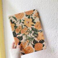 Vintage Yellow Flower Floral iPad Case with For Air 4 iPad Pro 2020 10.5 10.2 8 7th 12.9 2021 Mini 4 5 6 Case Bag Accessories