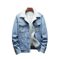 Shop Denim Jacket For Men Light Blue Online | Lazada.Com.Ph