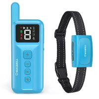 MASBRILL Dog Training Collar Pet Remote Control IPX7 Waterproof Rechargeable With LCD Display Shock Vibration Sound For 4 Dogs