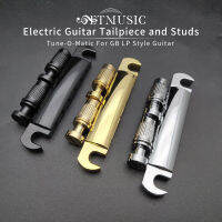 กีตาร์ไฟฟ้า Tailpiece และ Studs สำหรับ GB LP สไตล์กีตาร์อะไหล่สีดำ ทอง Chrome