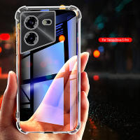 เคสซิลิโคนนิ่มป้องกันผิวนอกใสสำหรับ Tecno Pova 5 Pro เคส2023 WDY-LX1 Tecno Pova 5 Pro เคสตุ้งติ้งโทรศัพท์โทรศัพท์กันกระแทกกันกระแทกเคสใส