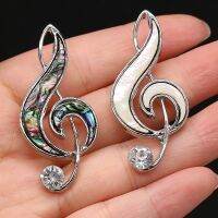 【YF】 Brooches Musical Note Alloy Pins for Girls Weddings Costume Coat Accessories Jewelry