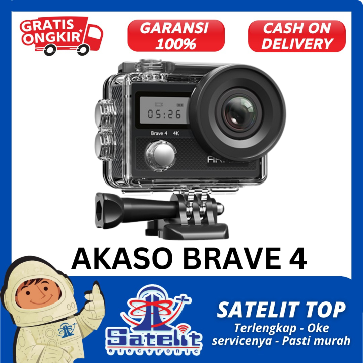 ACTION CAMERA AKASO BRAVE 4 Lazada Indonesia