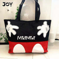 TH JOY?Canvas Totes Casual,กระเป๋าสตรี,กระเป๋าช้อปปิ้ง,กระเป๋าการ์ตูนสตรีขนาดใหญ่ขายส่ง