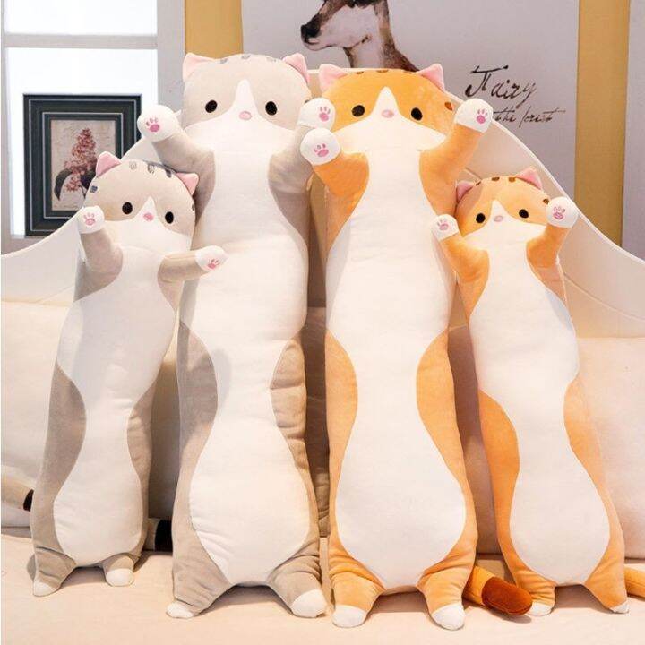 familiars-พร้อมส่ง-ตุ๊กตาแมว-หมอนแมว-หมอนข้างแมว-แมวราเมง-หมอนแมวรักงาน-หมอนแมวสู้งาน-50-70-90-110-130cm