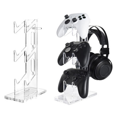 Universal 3 Tier Controller Stand Transparent Acrylic Controller Stand Gaming Controller Holder Perfect Display And Organization easy to use