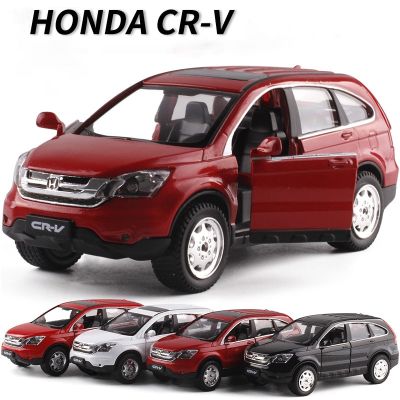 1:32 Honda CRV SUV Car Model Alloy Car Die-cast Toy Car Model Sound and Light Childrens Toy Collectibles Gift