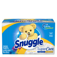 พร้อมส่ง Snuggle 200 Count, แผ่นหอมปรับผ้านุ่ม SuperCare Fabric Softener Dryer Sheets, Lilies and Linen