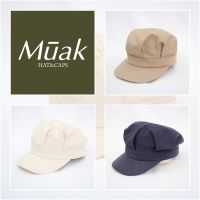 Muak- Herringbone Tuce Cap หมวกทรงHerringbone เสริมให้โครงหน้าสวย หมวกสไตล์วินเทจ