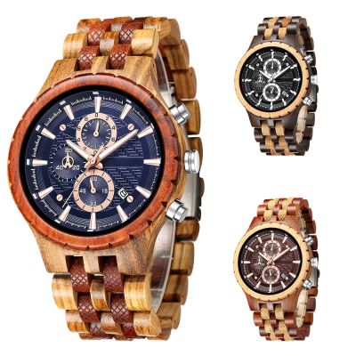 2022 men wooden watch sport utility quartz watches ✠