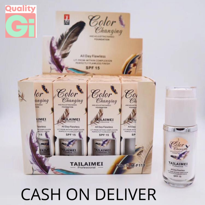 Quality Gi Tlm Color Changing Foundation Liquid Concealer 30ml For Face