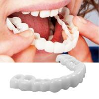 SPORT  Tooth Cover Snap On Silicone Perfect Smile Veneers Teeth Upper Beauty Tool Teeth for Men Women Comfortable
