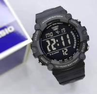 นาฬิกา Casio รุ่นใหม่ล่าสุด รุ่น AE-1500WH-8B นาฬิกาผู้ชาย สายเรซิ่น สไตล์สมาร์ทวอช -ของแท้ 100% รับประกันสินค้า 1 ปีเต็ม (ส่งฟรีเก็บเงินปลายทาง)