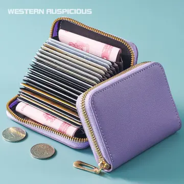 Business Card Holder Wallet Women/Black/pink/purple/blue/yellow