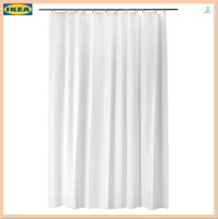 ผ้าม่านห้องน้ำ พลาสติก PEVA 100% ขนาด 180x200 ซม. BJÄRSEN เบยร์เชน (IKEA) *ห่วงม่านห้องน้ำ ขายแยก*