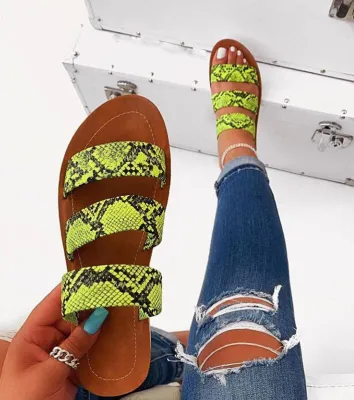 ขายดีที่สุด ioztt2023 - /✧ New Sandals Designers Toe Flat Heel on Leopard Sandalias Mujer Size 37-42 2020
