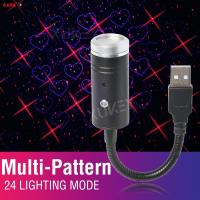 APKTNKA โรแมนติก LED S Tarry Sky ไฟกลางคืน USB ขับเคลื่อน Galaxy ดาวโปรเจคเตอร์โคมไฟสำหรับรถหลังคาห้องเพดานตกแต่ง Plug And Play