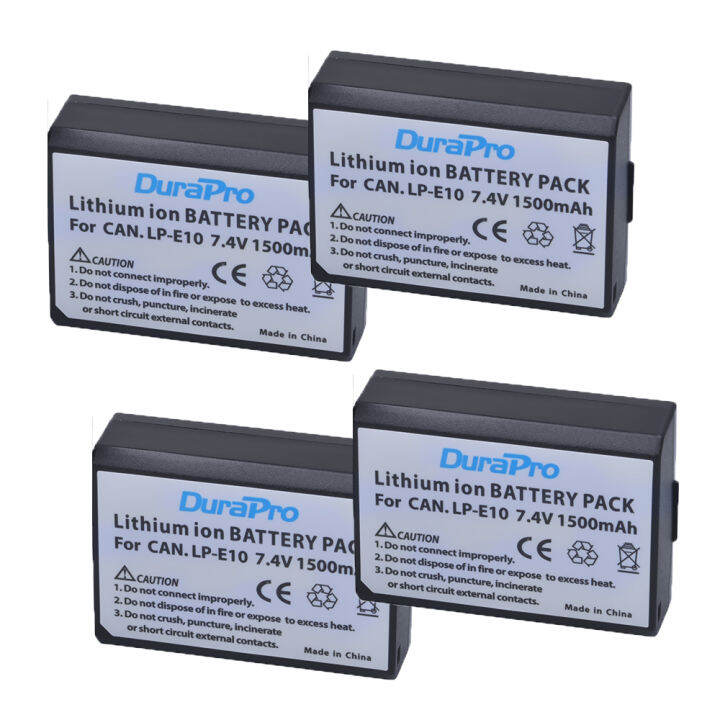 Lot De 2 Batteries Pour Canon EOS 1100D 1200D 1300D 2000D 4000D Kiss X50 - 7.2V 800mAh