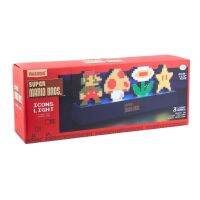 [อุปกรณ์เสริม] Super Mario Bros Icons light โคมไฟตกแต่งห้องสุดน่ารักลาย Classic Mario (ฐาน 2 สี แดง/ฟ้า)