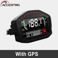 Universal RPM รถจักรยานยนต์เมตร GPS Speedometer เครื่องวัดระยะทางแบบดิจิตอล Electric Injection Carburetor Instrument Multi-Function Trip