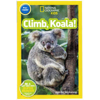 Original English Picture Book National Geographic Children pre readers: climb koala National Geographic graded reading elementary English Enlightenment picture book for young children