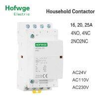 HCH8-25คอนแทคเตอร์โมดูลาร์4P 16A 4NO 4NC หรือ2NO2NC 24V 110V 220V V ชนิดรางดินอัตโนมัติในครัวเรือน