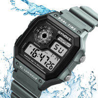 SYNOKE Military Sports Watch Shock Digital Watch LED Men Clocks Relojes Deportivos Waterproof Luminous Alarm Clock Male 2019