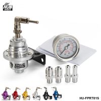 Type S Adjustable Fuel pressure Regulator FPR Universal Jdm turbo Liquid Gauge 0-160 Psi For Scion FRS HU-FPRT81S