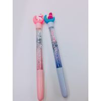 (Wowwww++) ปากกาแฟนซีการ์ตูน คละลาย (ด้ามน้ำกากเพชร), ขนาด 19 cm แพค 2 ชิ้น ราคาถูก ปากกา เมจิก ปากกา ไฮ ไล ท์ ปากกาหมึกซึม ปากกา ไวท์ บอร์ด
