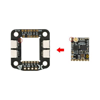 Foxeer Reaper Nano VTX Extension Board 5V LED 20*20Mm M3 For FPV Racing Drone Frame Kit Spare Parts